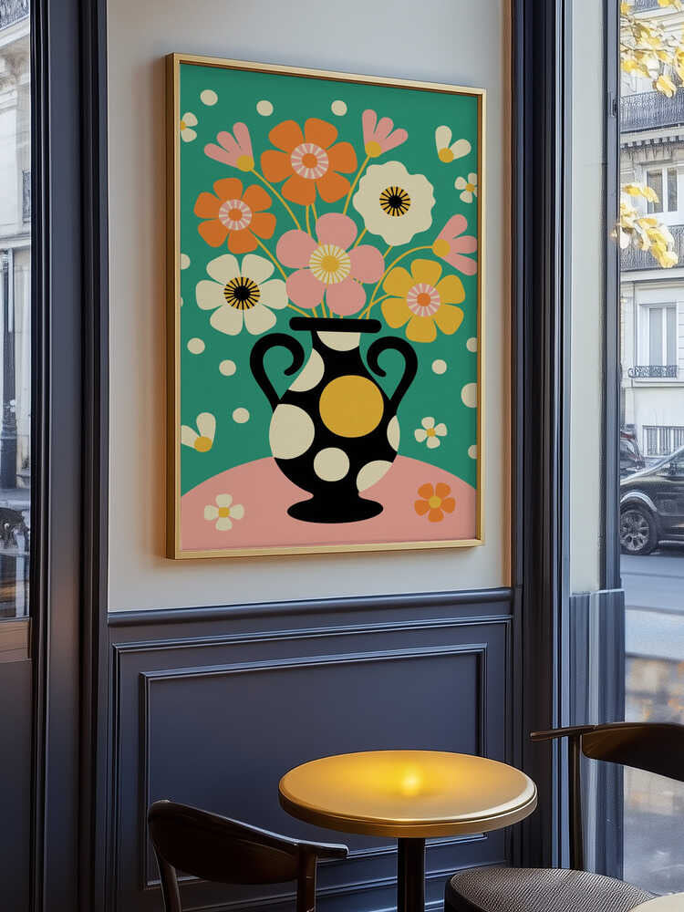 Bouquet of Bold Flowers Poster
