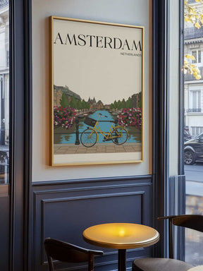 Amsterdam Travel Poster Poster