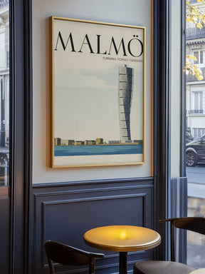 Malmö Travel Poster Poster