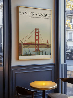 San Fransisco Travel Poster Poster