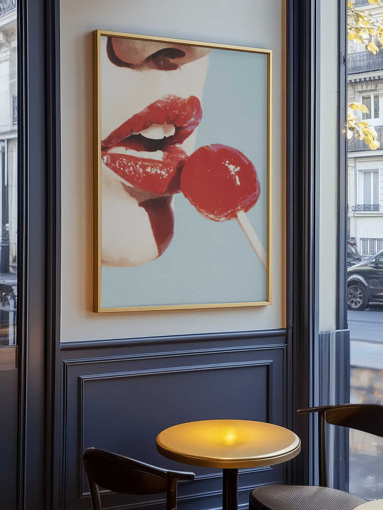Red Lollipop Poster