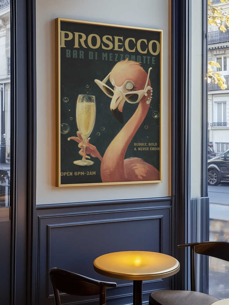 Prosecco Bar Di Mezzanotte Poster