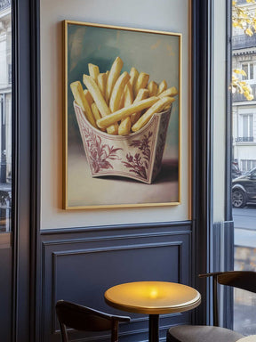 Retro Fries Poster