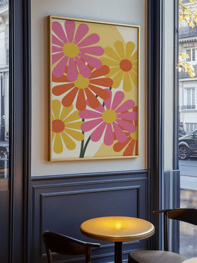 Happy Flowers Poster