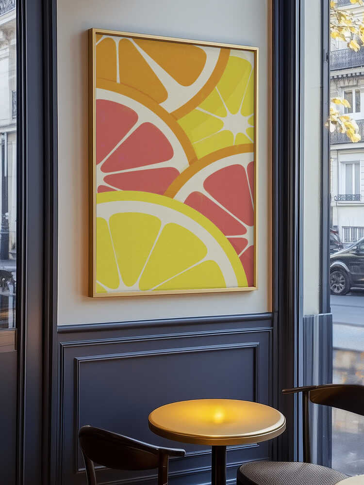Citrus Slices Poster