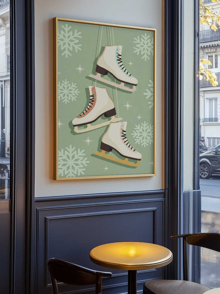 Three Skates Poster