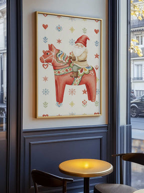 Gnome On Horse Poster