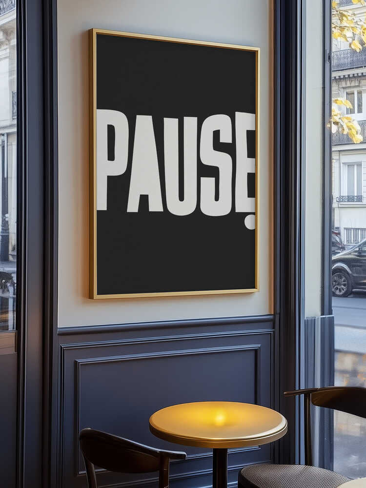 Pause Poster