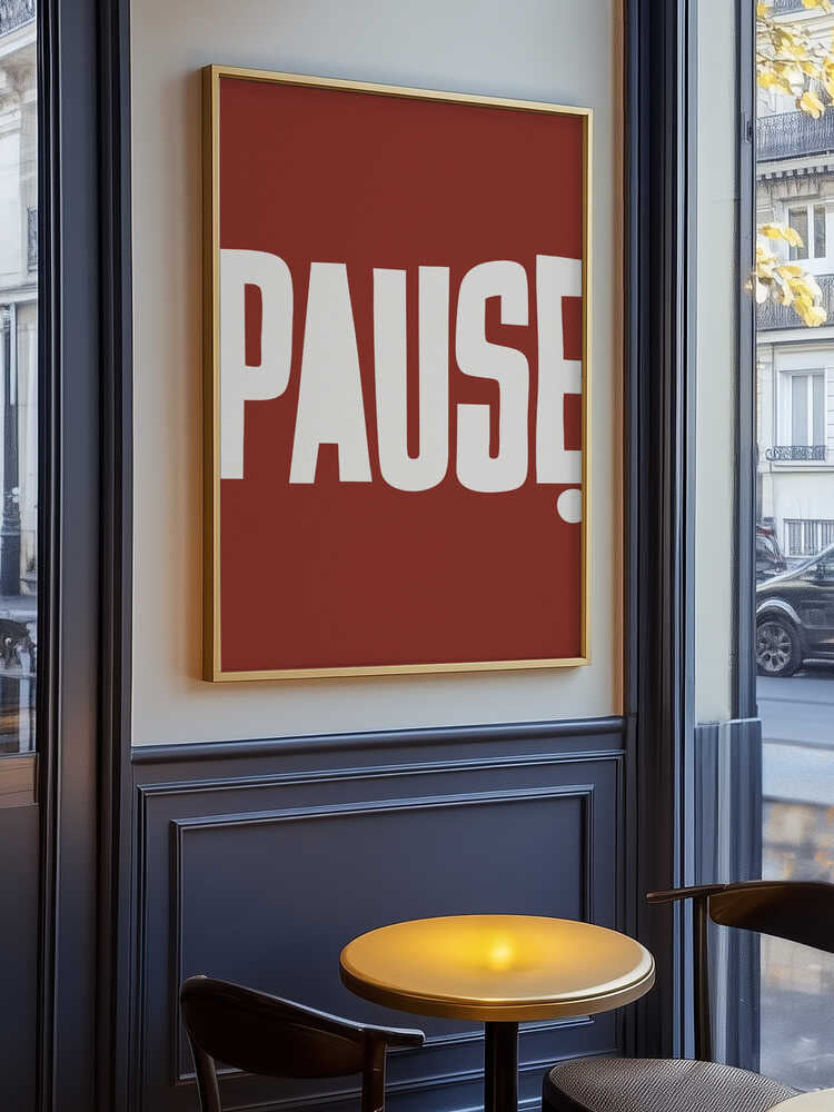 Pause Poster