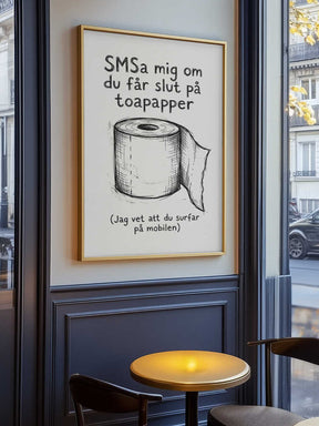 Slut På Toapapper Poster