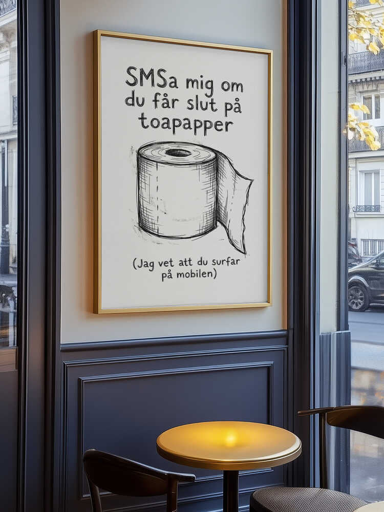 Slut På Toapapper Poster