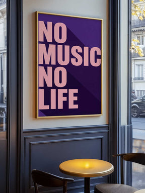 No Music, No Life Poster