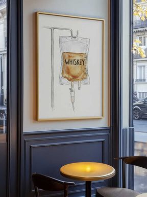 IV Whiskey Bag Poster