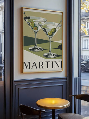 Martini Times Two Poster