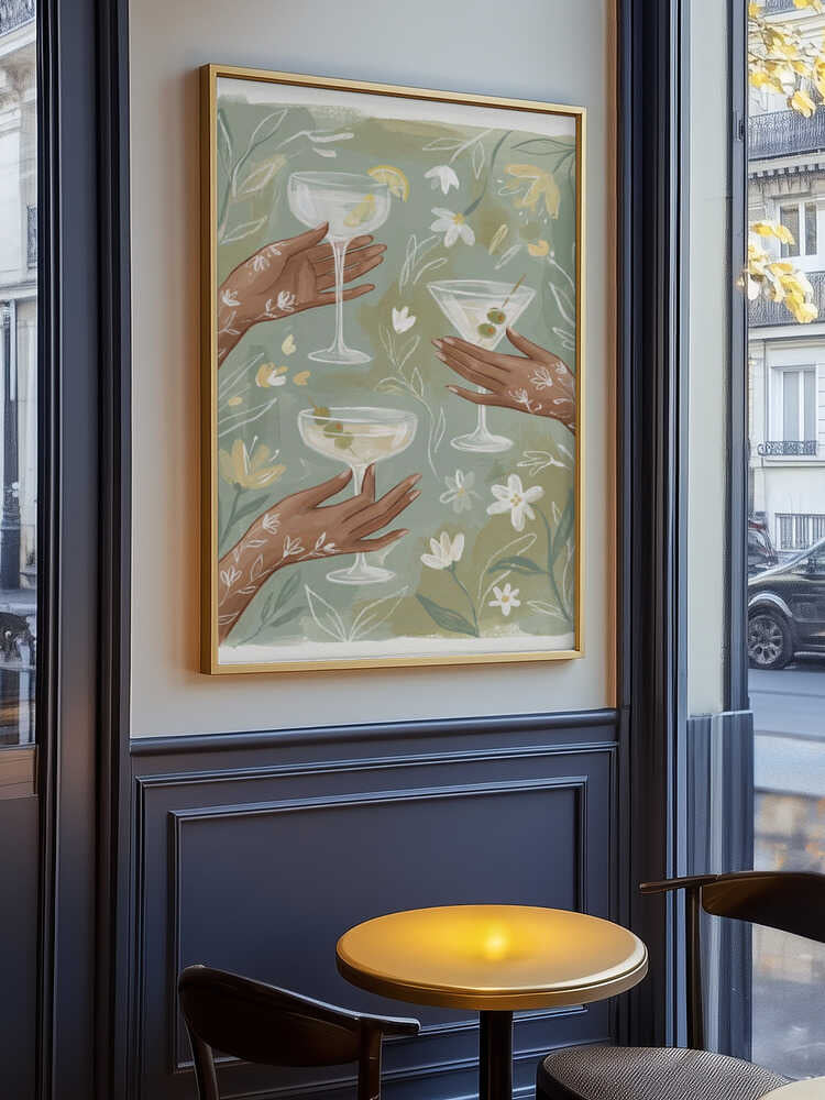 Time for Cocktails Poster