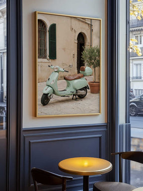 Vespa In Italy Poster