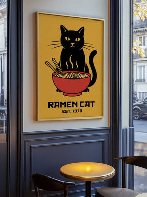 Ramen Cat No 5 Poster