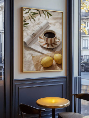 Coffee and Lemons Poster