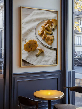 Chanterelle Mushrooms Poster