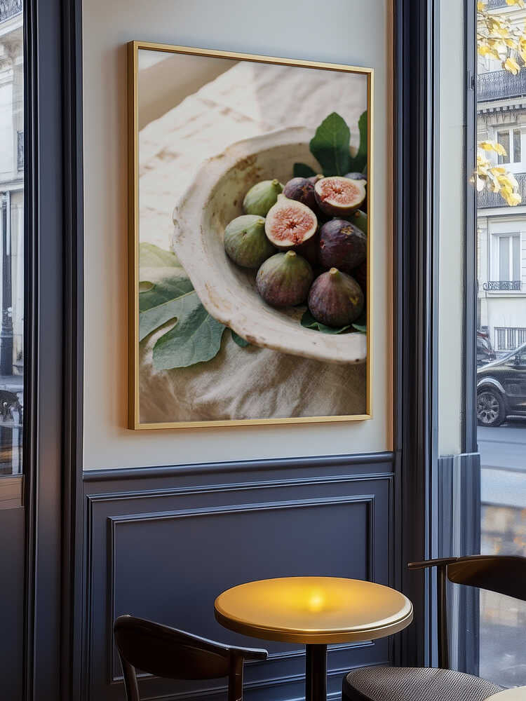 Figs In a Bowl Poster