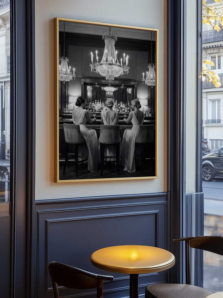 Girls' Night At the Opera Bar Poster