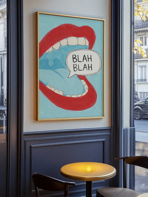 Blah Blah Poster