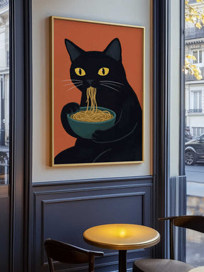 Noodle Cat No 1 Poster