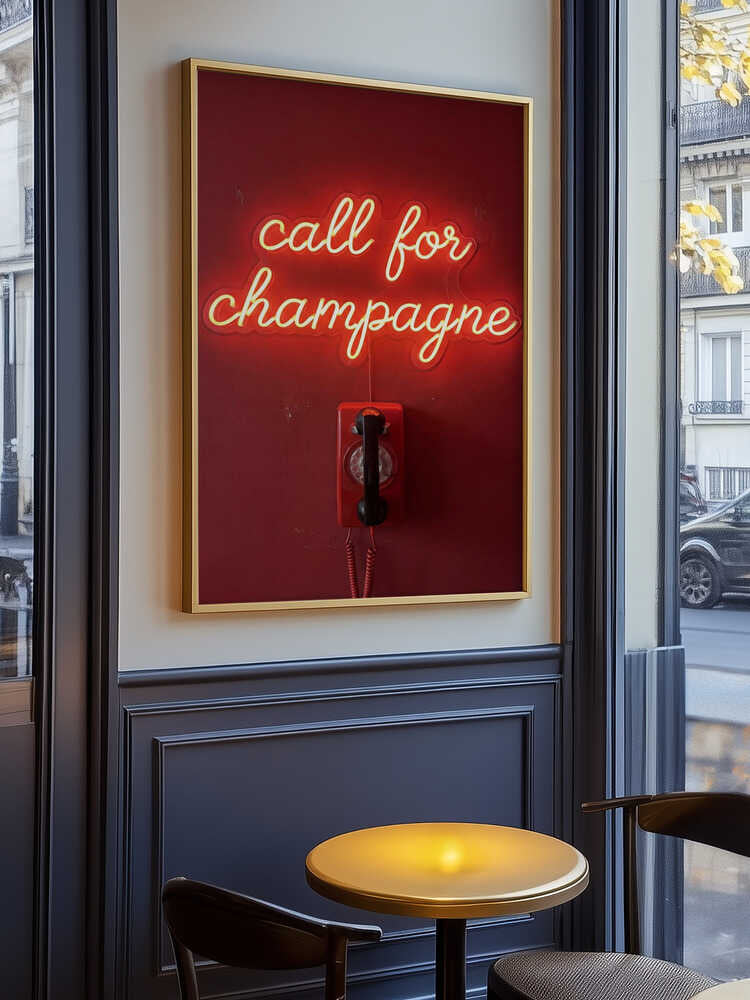 Call for Champagne Poster