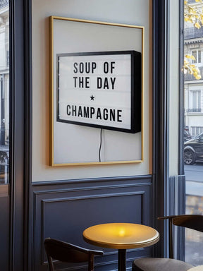 Soup of the Day Sign Poster