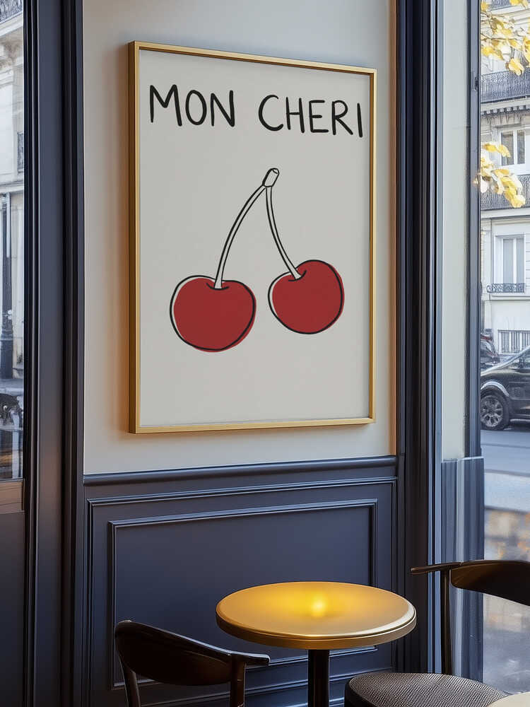 Mon Cheri Sketch Poster