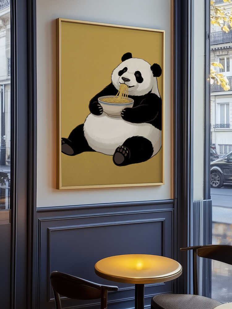 Noodle Panda Poster