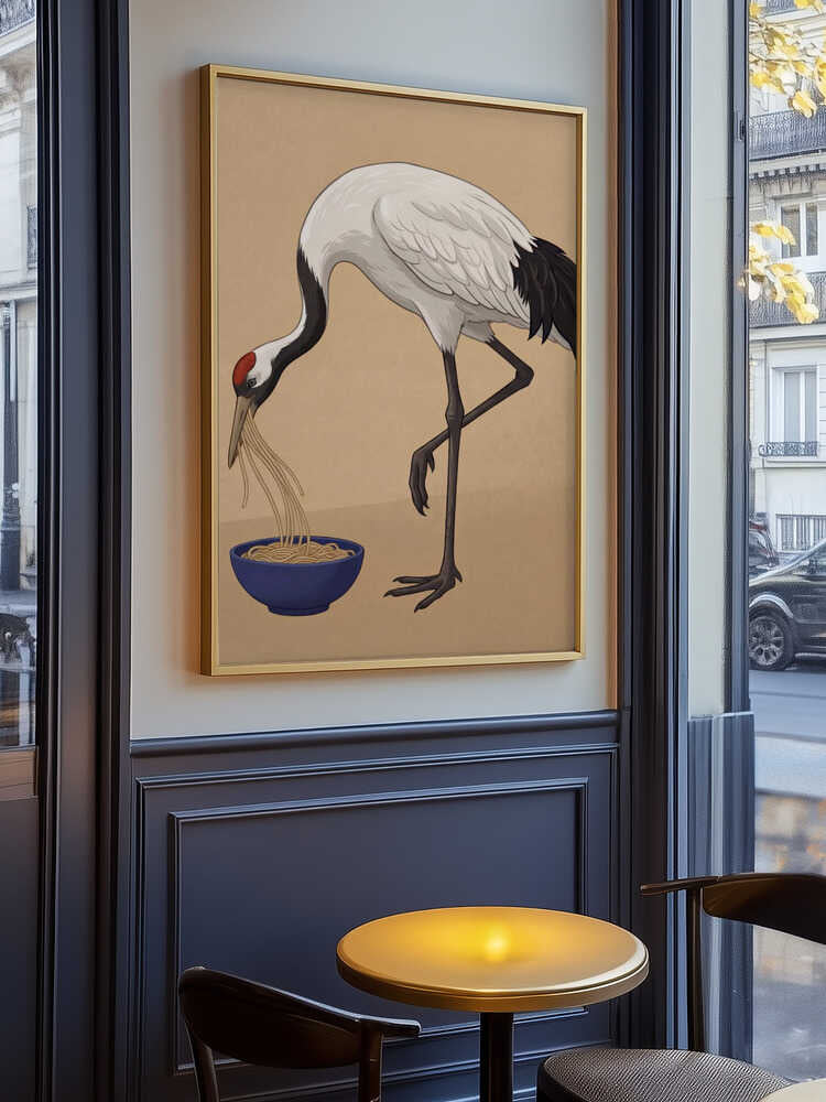 Noodle Crane Poster