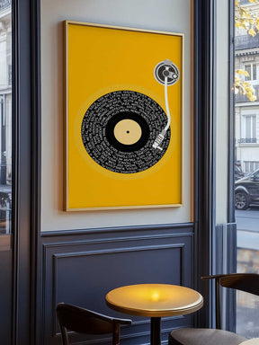 Spinning Vinyl Orange.png Poster