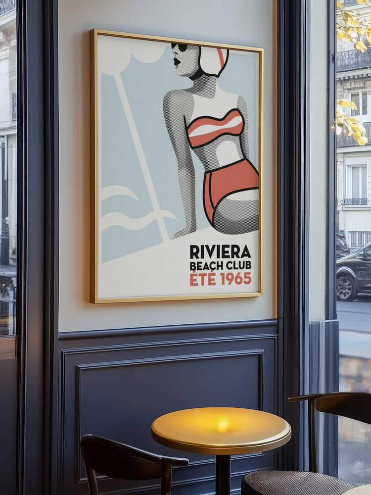 Riviera Beach Club Summer Poster