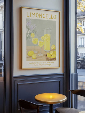 Limoncello Lemon Refreshment Poster
