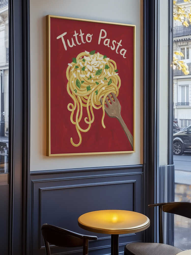 Rustic Italian Pasta Poster