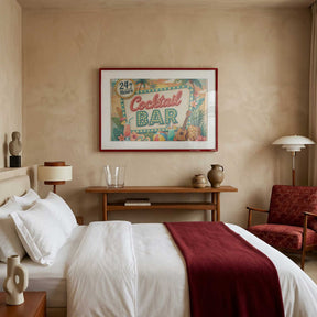 24 Hours Cocktail Bar Poster