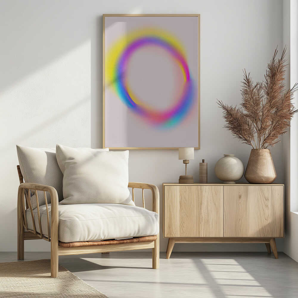 Luminous Spectrum Halo Poster