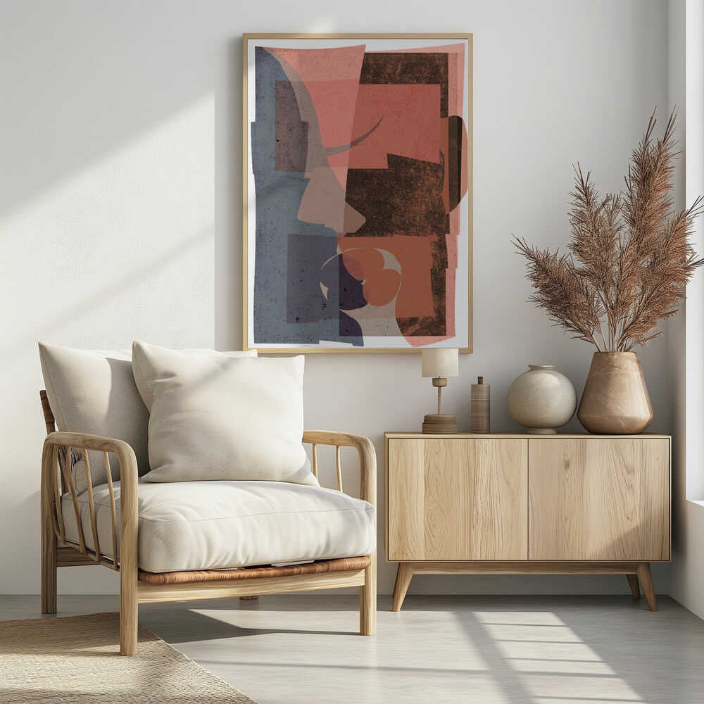 Fragmented Hues Poster