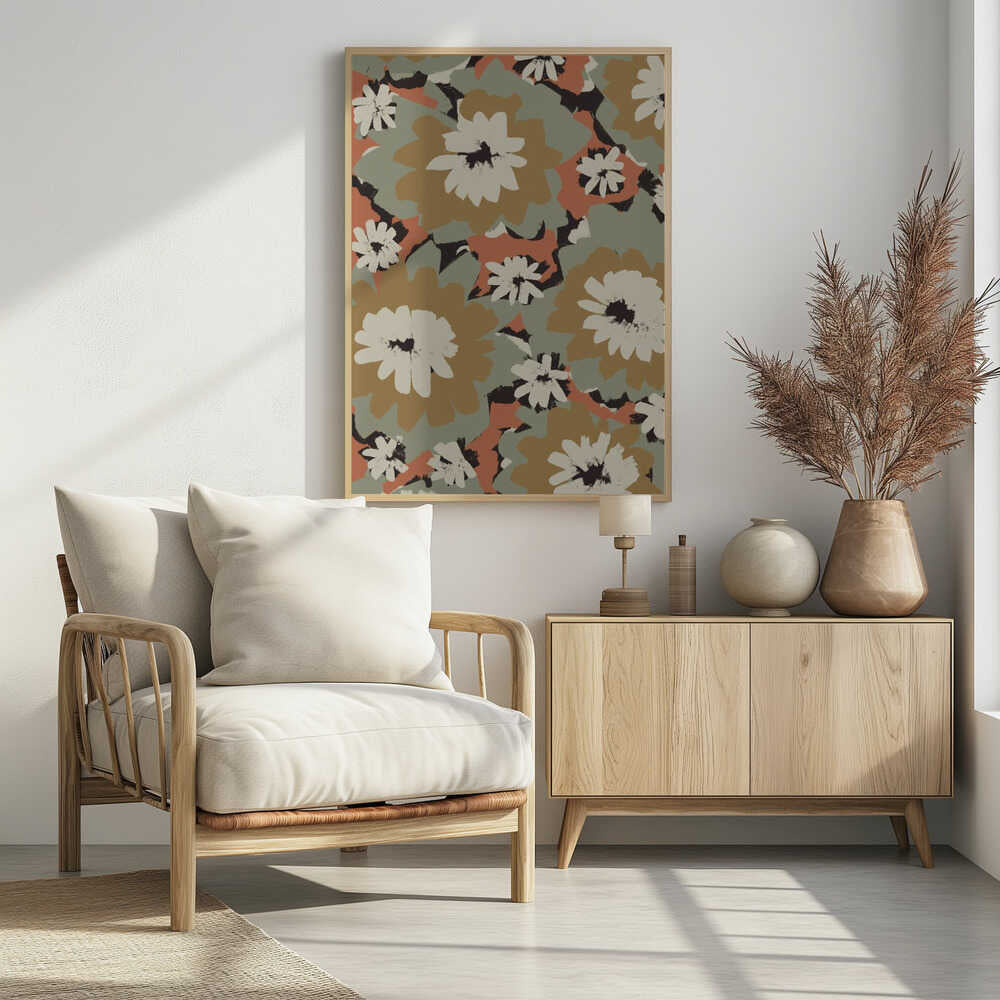 Floral Harmony Poster