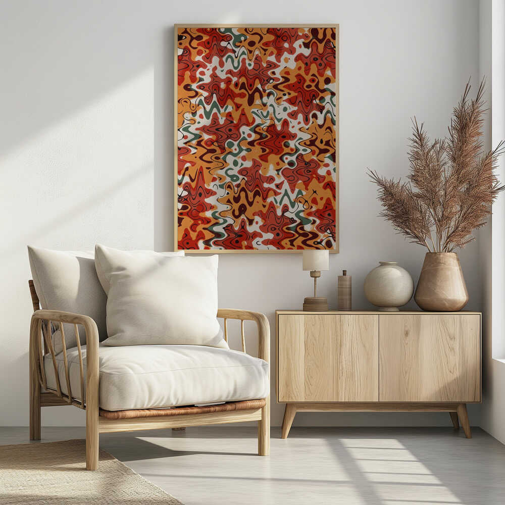 Vibrant Chaos Poster