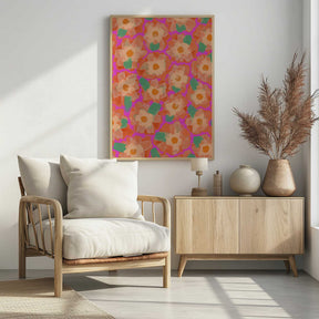 Vibrant Petal Dance Poster
