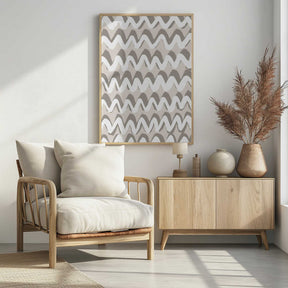 Zigzag Serenity Poster