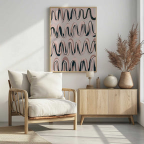 Rhythmic Waves Poster