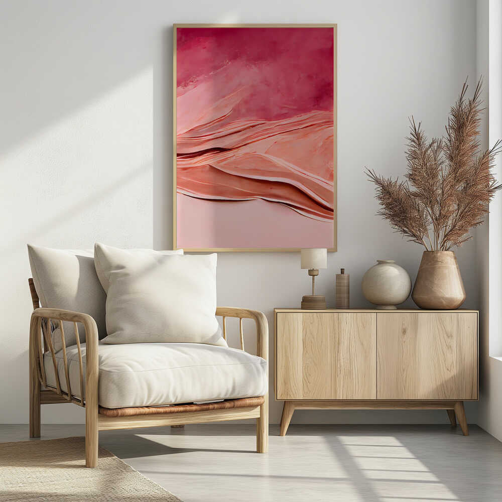 Crimson Dunes Poster