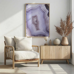 Purple Agate Poster