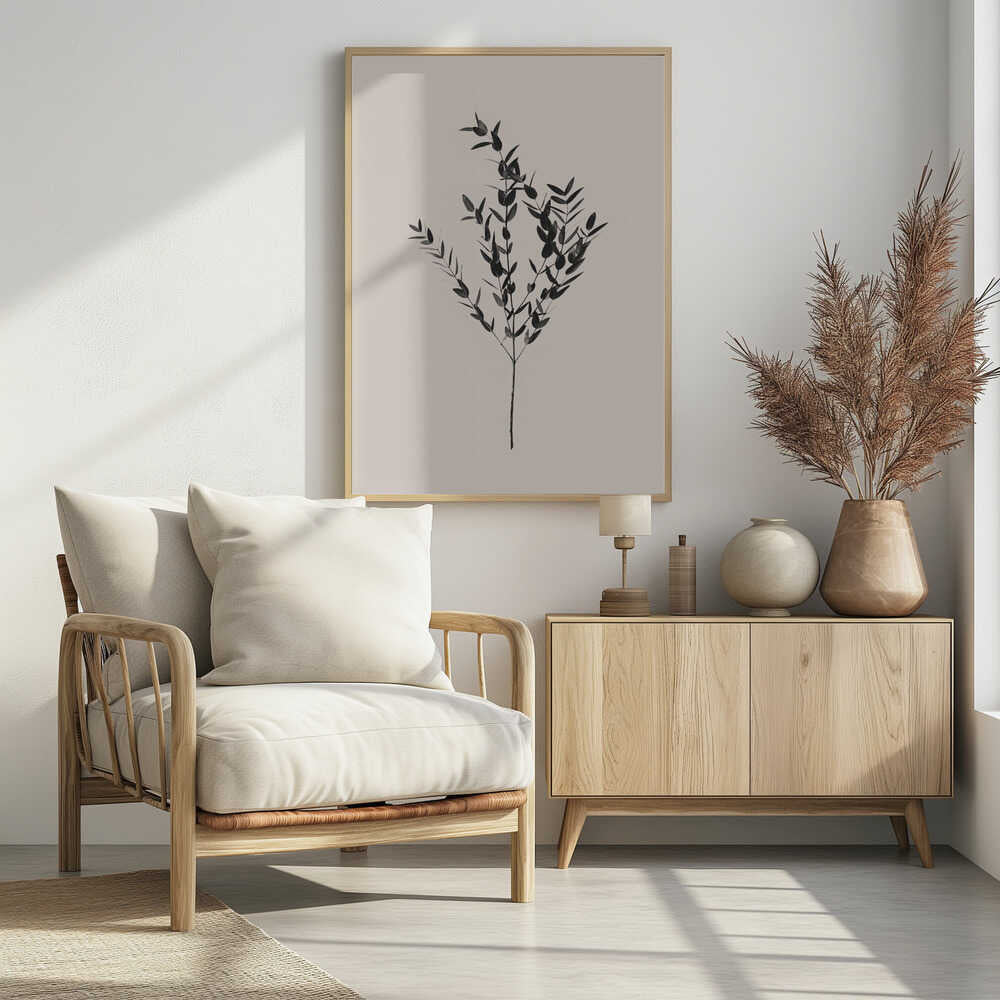 Inky Botanical Poster