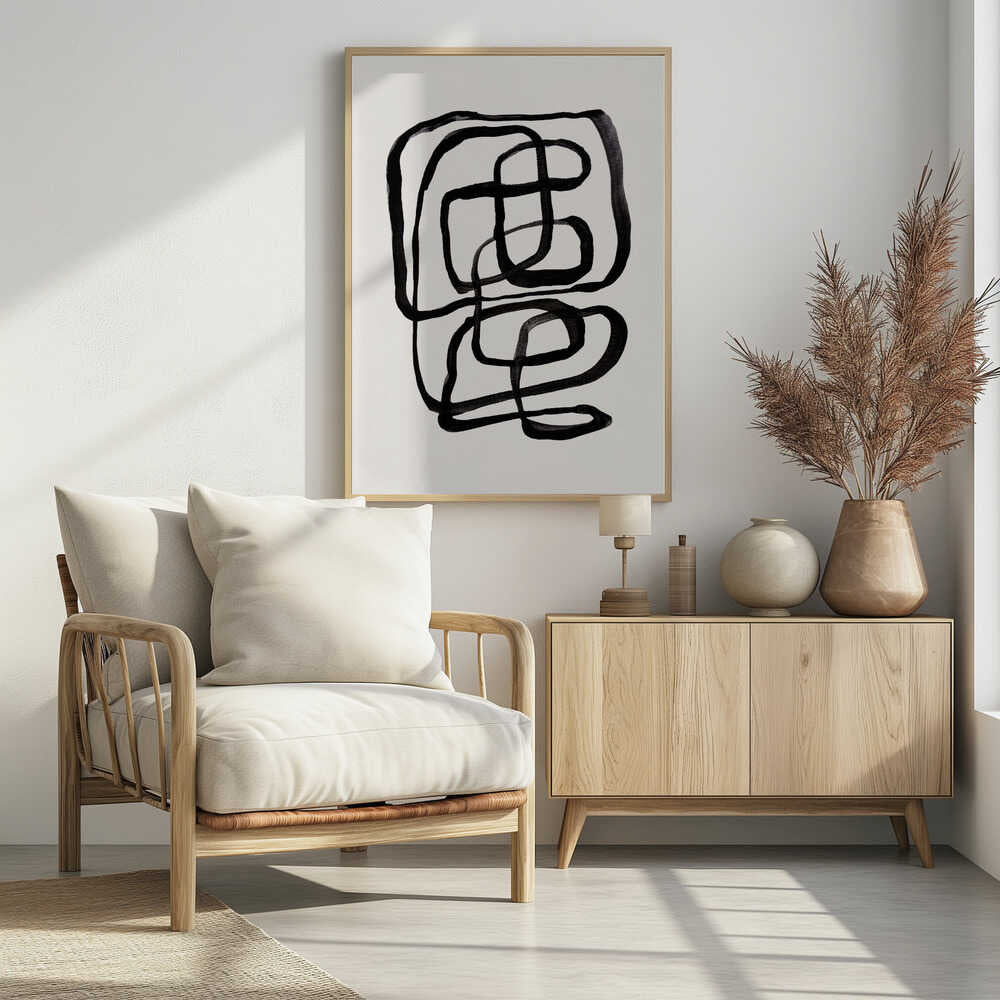 Abstract Lines I Poster