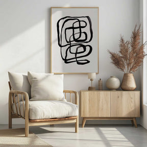 Abstract Lines I Poster