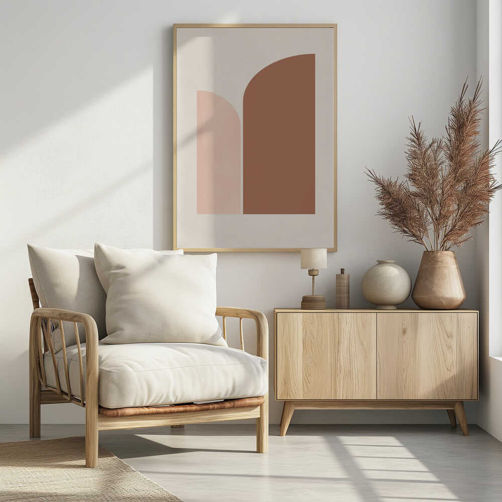 Retro Geometric Poster